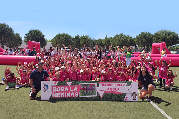 Vila Nova da Barquinha recebe Bora Lá Meninas, Vamos Jogar à Bola