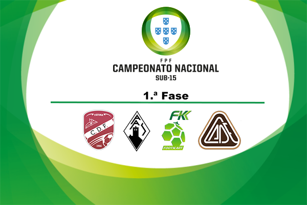 1ª Fase do Campeonato Nacional 1.ª Divisão de Sub-15 com calendário definido