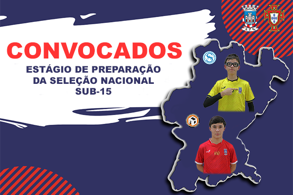 Convocados para Estágio de Preparação da Seleção de Futsal Sub-15