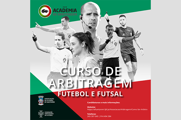 Curso de Árbitros/as de Futebol e Futsal