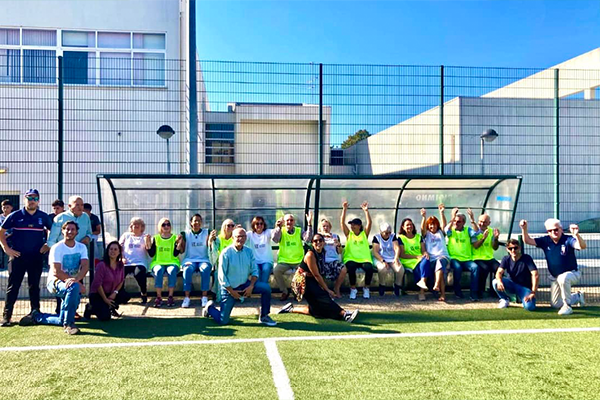 Demonstração de Walking Football em Tomar