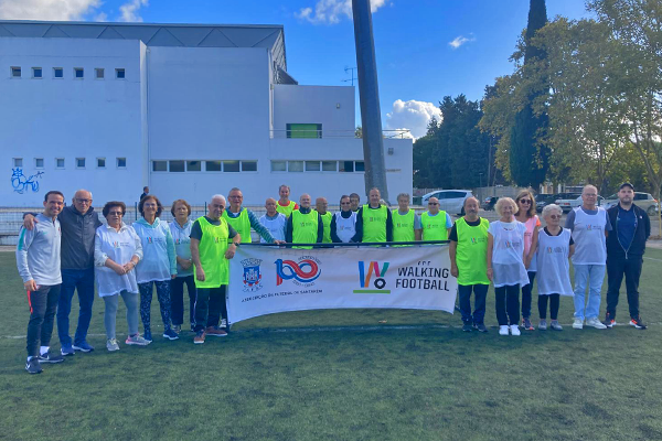 Demonstração de Walking Football em Rio Maior