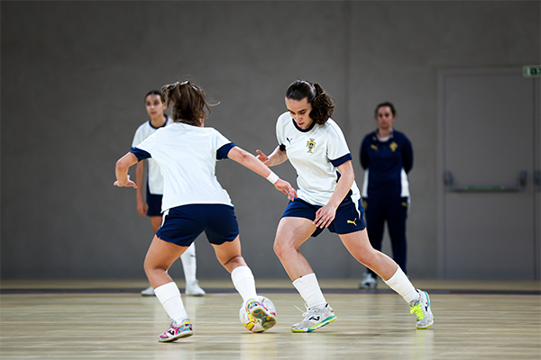 Maria Martins no Estágio de Preparação da Seleção Sub-17 Futsal Feminina