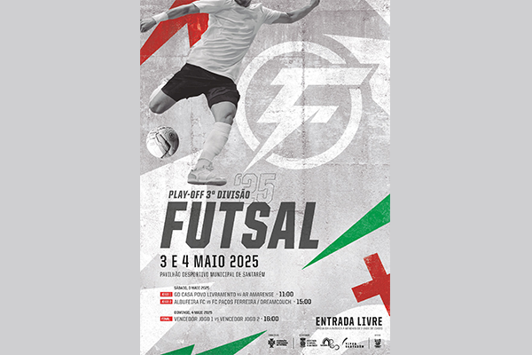 Santarém recebe play-off do Campeonato Nacional da III Divisão de Futsal