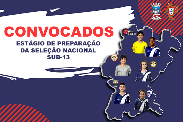 Convocados para Estágio de Preparação da Seleção de Futsal Sub-13