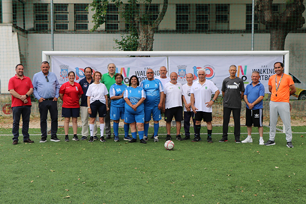 Demonstração de Walking Football em Santarém