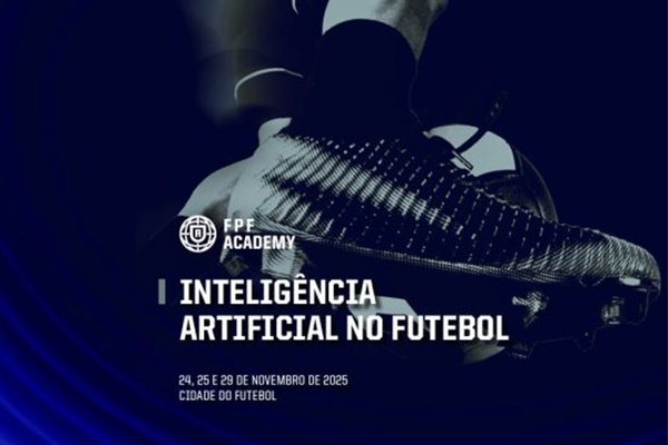 Curso “Inteligência Artificial no Futebol” em novembro na Cidade do Futebol