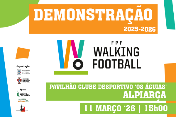 Demonstração de Walking Football 2025-2026