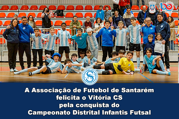 Vitória CS é Campeão Distrital Infantis Futsal