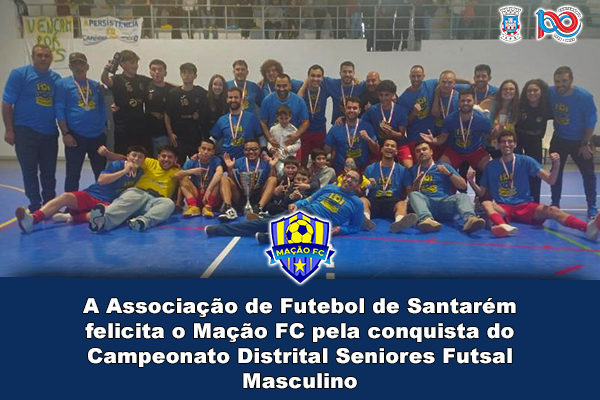 Mação FC é Campeão Distrital de Seniores Futsal Masculino