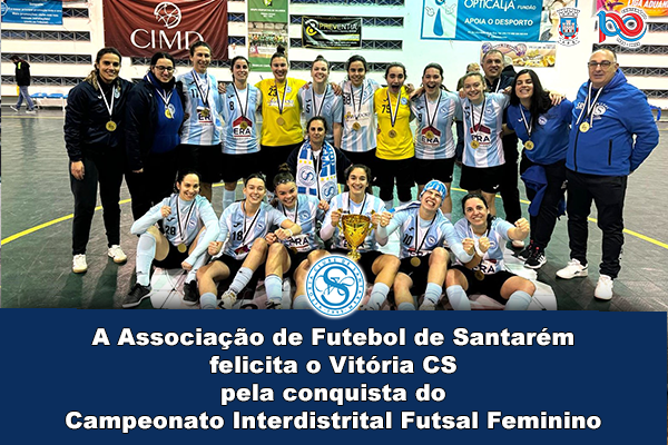 Vitória CS é Campeão Interdistrital de Futsal Feminino