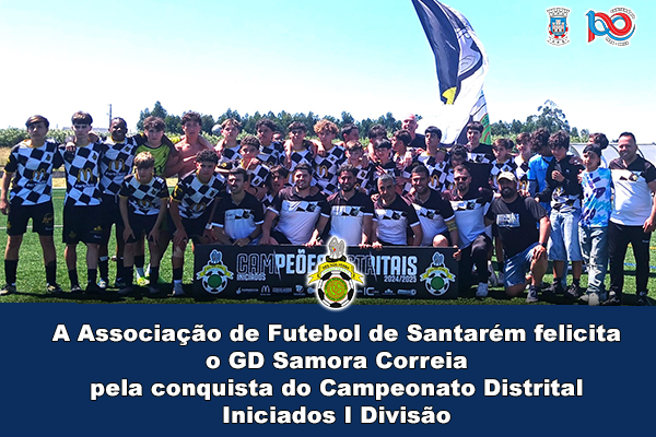 GD Samora Correia é Campeão Distrital Iniciados I Divisão