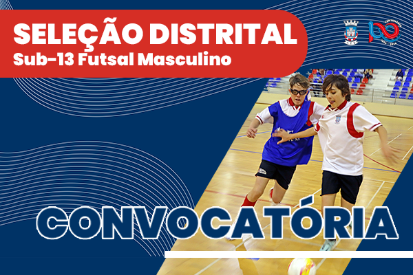 Seleção Distrital Sub-13 Futsal Masculino - Zona Sul