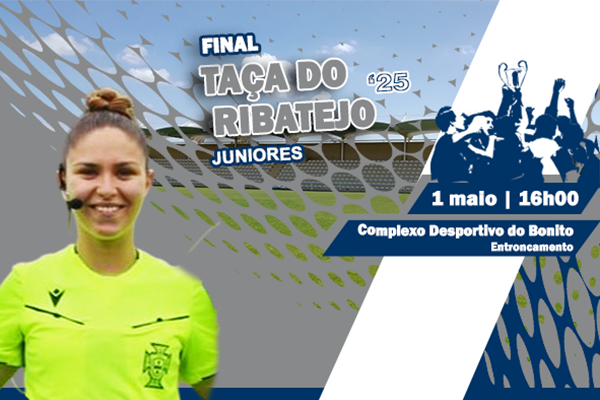 Árbitra na Final da Taça Ribatejo Juniores 2024-2025