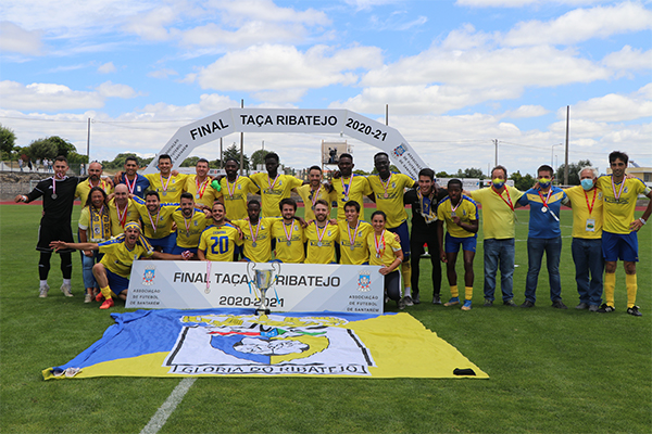 SCD Glória conquista Taça do Ribatejo 2020-2021