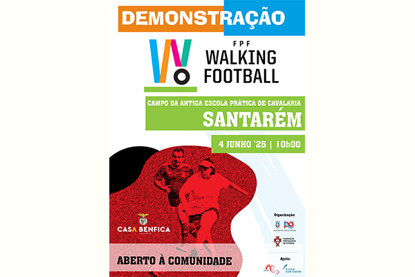 Demonstração de Walking Football em Santarém